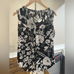 Roz & Ali Black Floral Tank